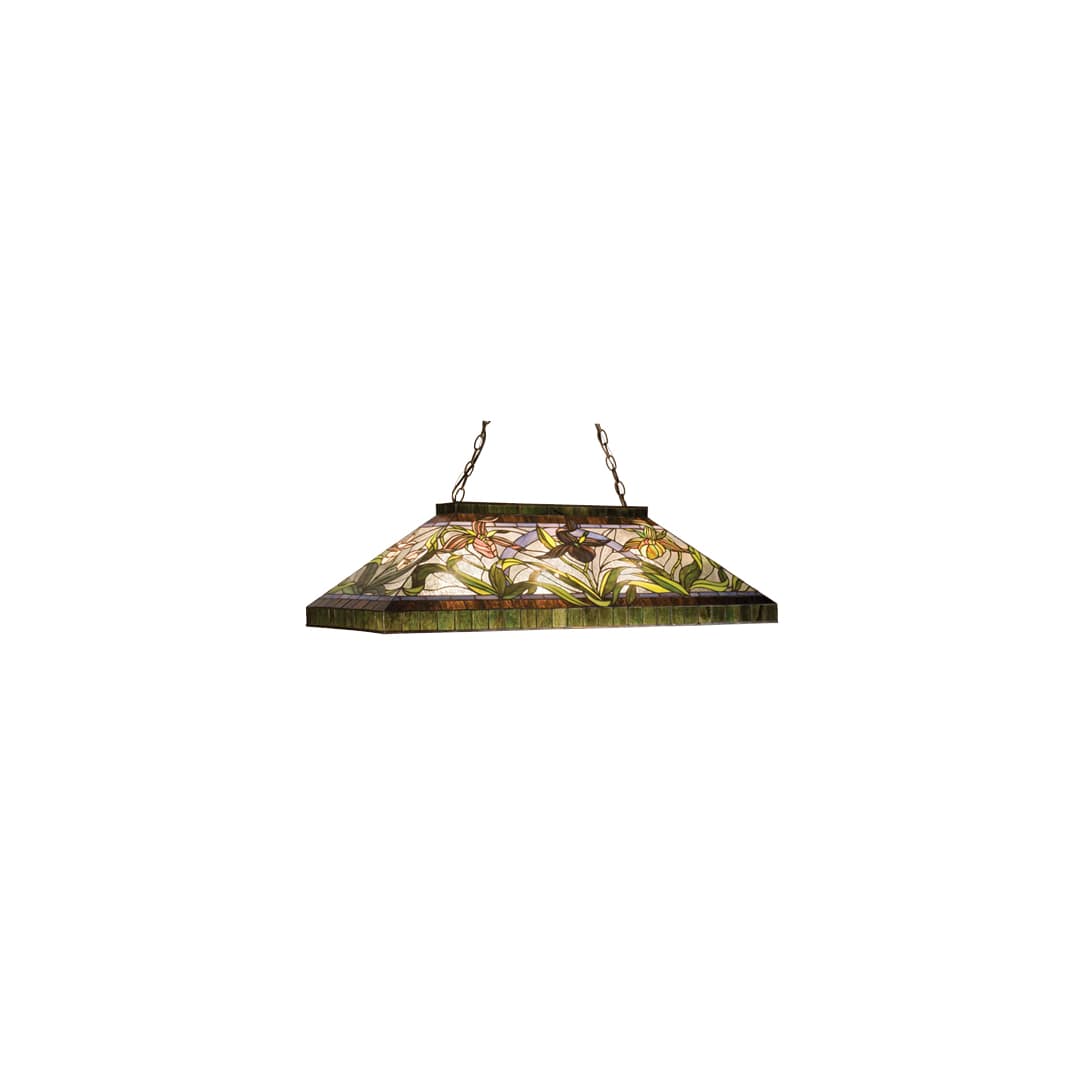 Lady Slippers 3 Light Single Tier Billiard Chandelier