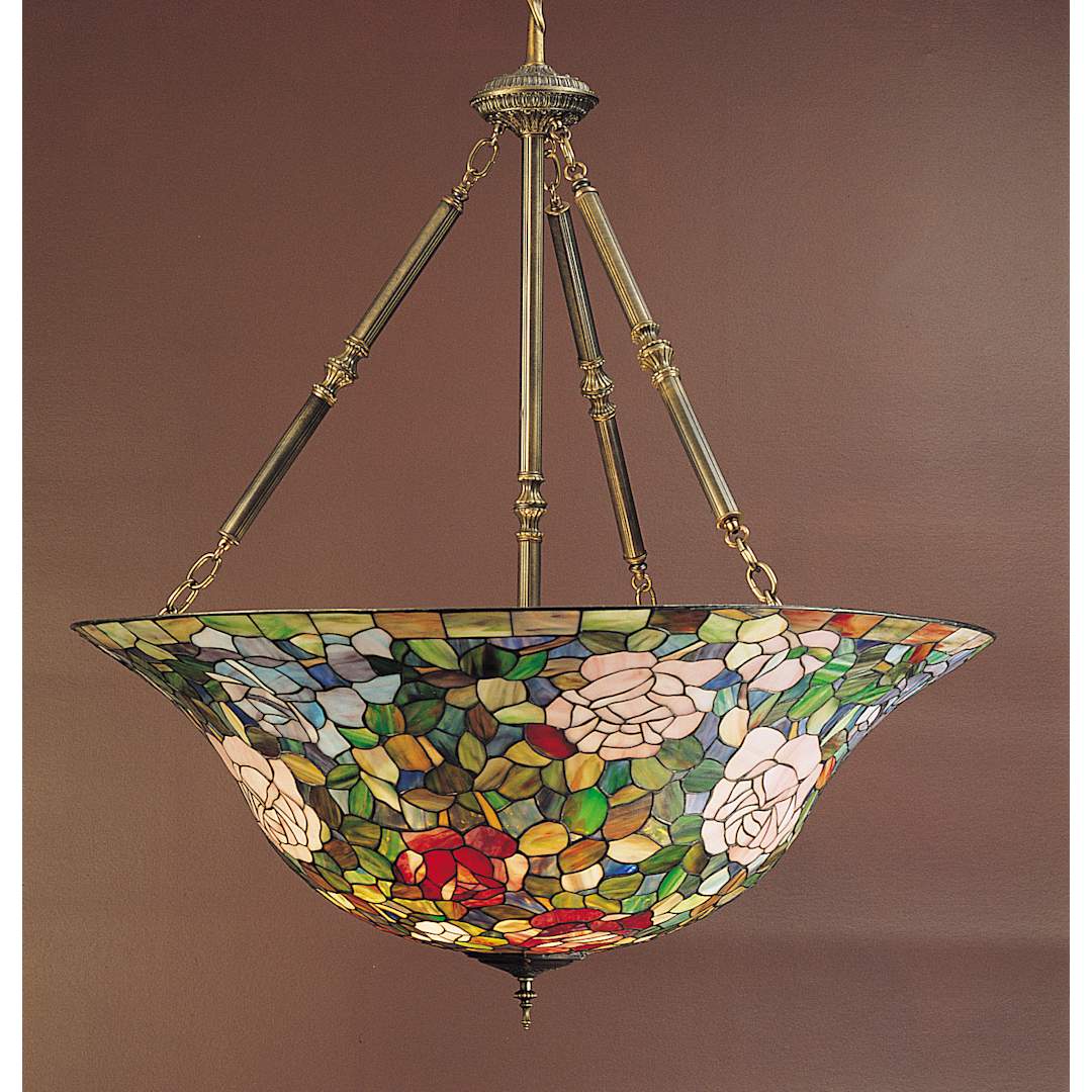 5 Light 38" Wide Pendant with Handmade Shade