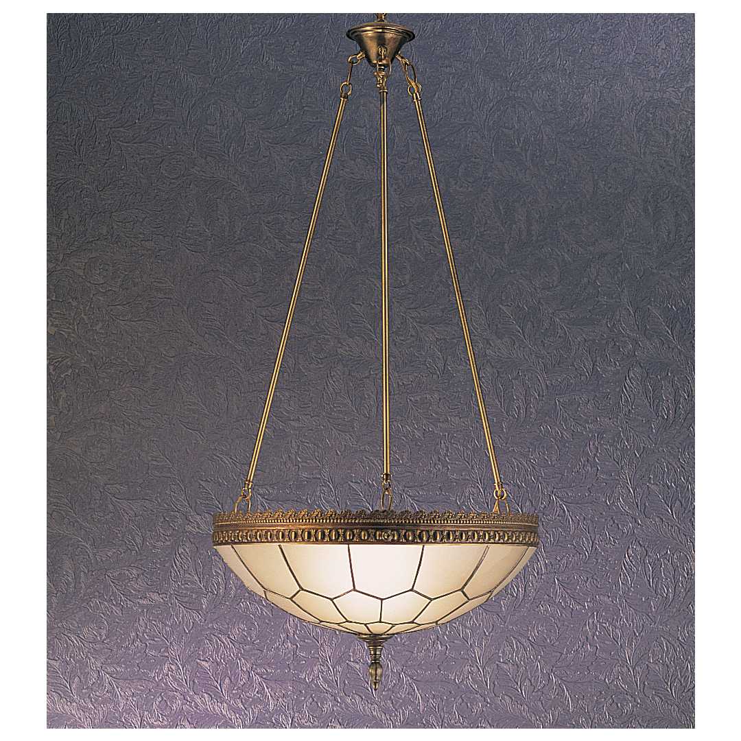 3 Light 19" Wide Pendant with Handmade Shade