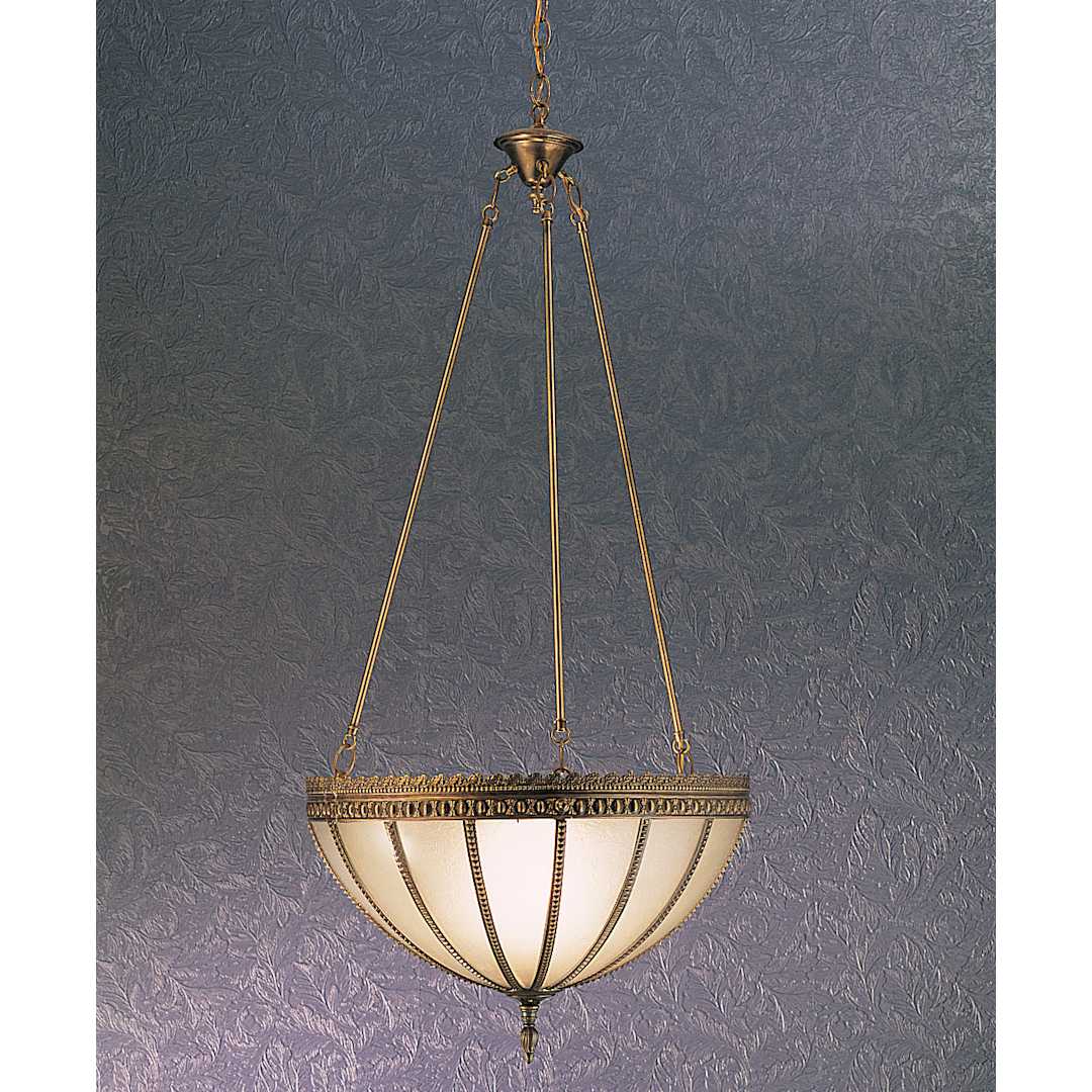 20" Wide Pendant with Handmade Shade