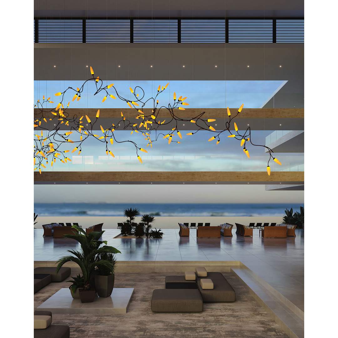 Vines 26 Light 159" Wide LED Linear Chandelier