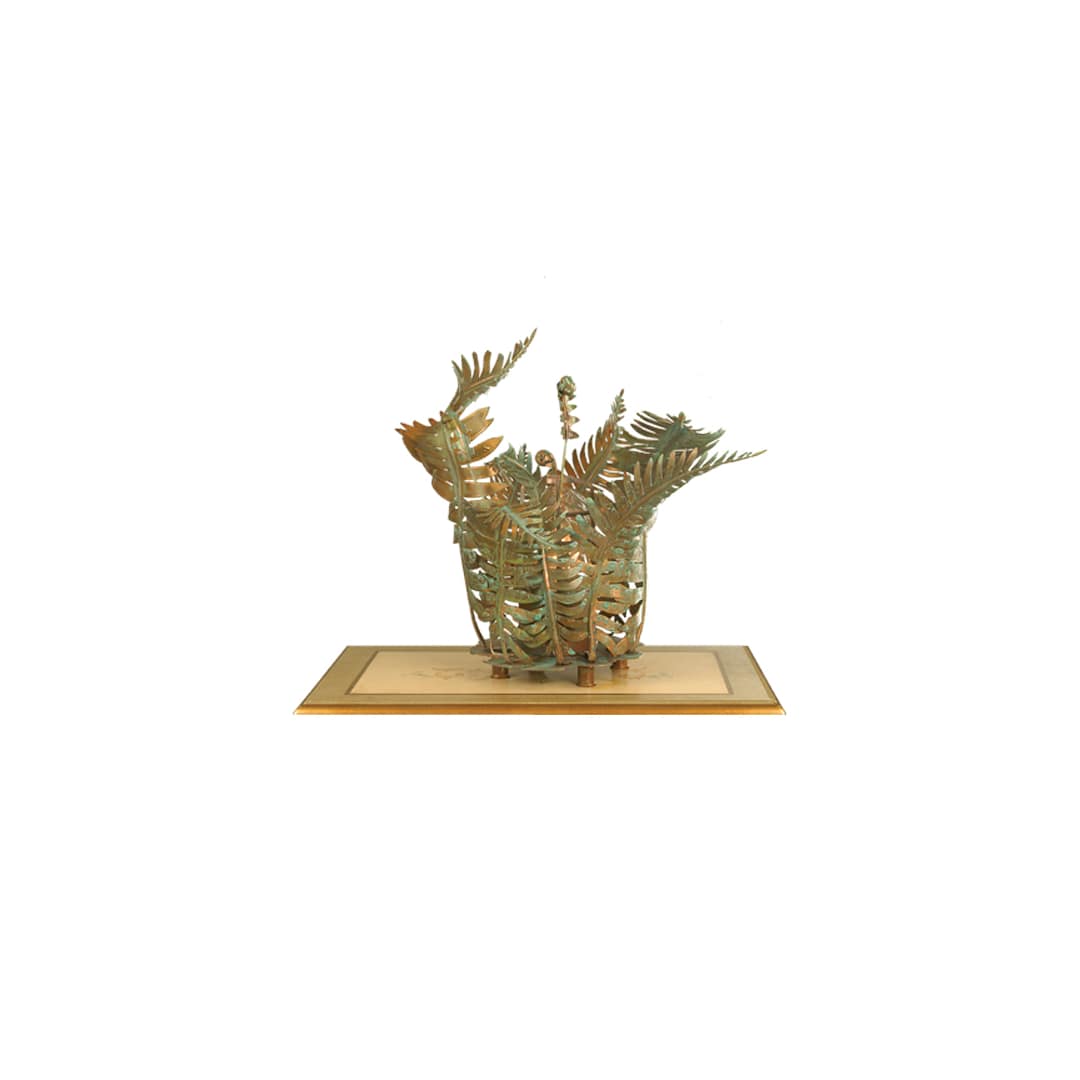 Tropical Ferns Single Light Outdoor Table Lamp