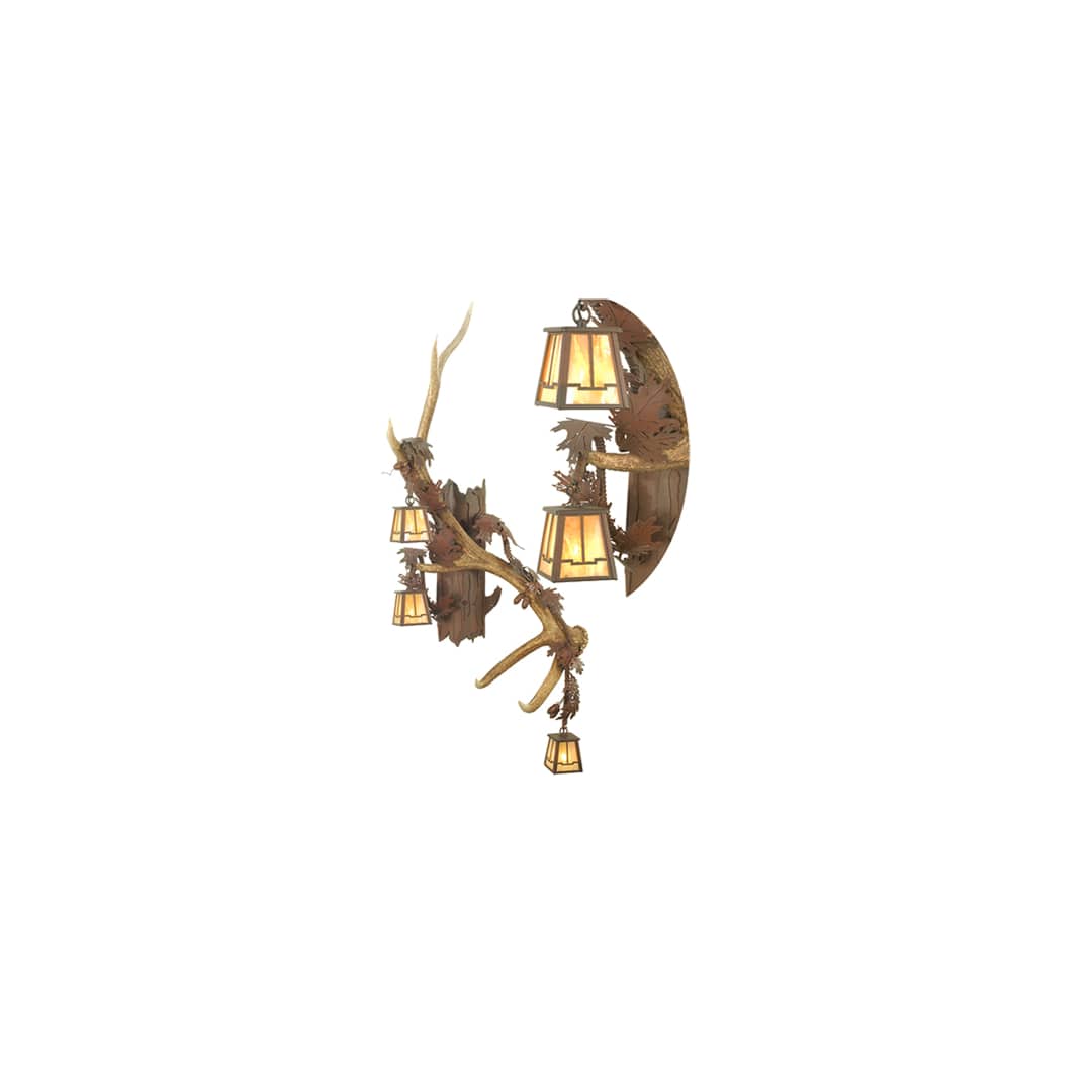 Three Light Up / Down Lighting Right Facing Wall Sconce from the Elk collection