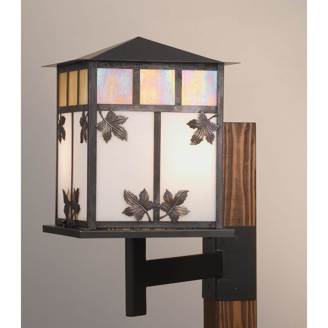 16" Wide 2 Light Wall Sconce with Art Glass Shade