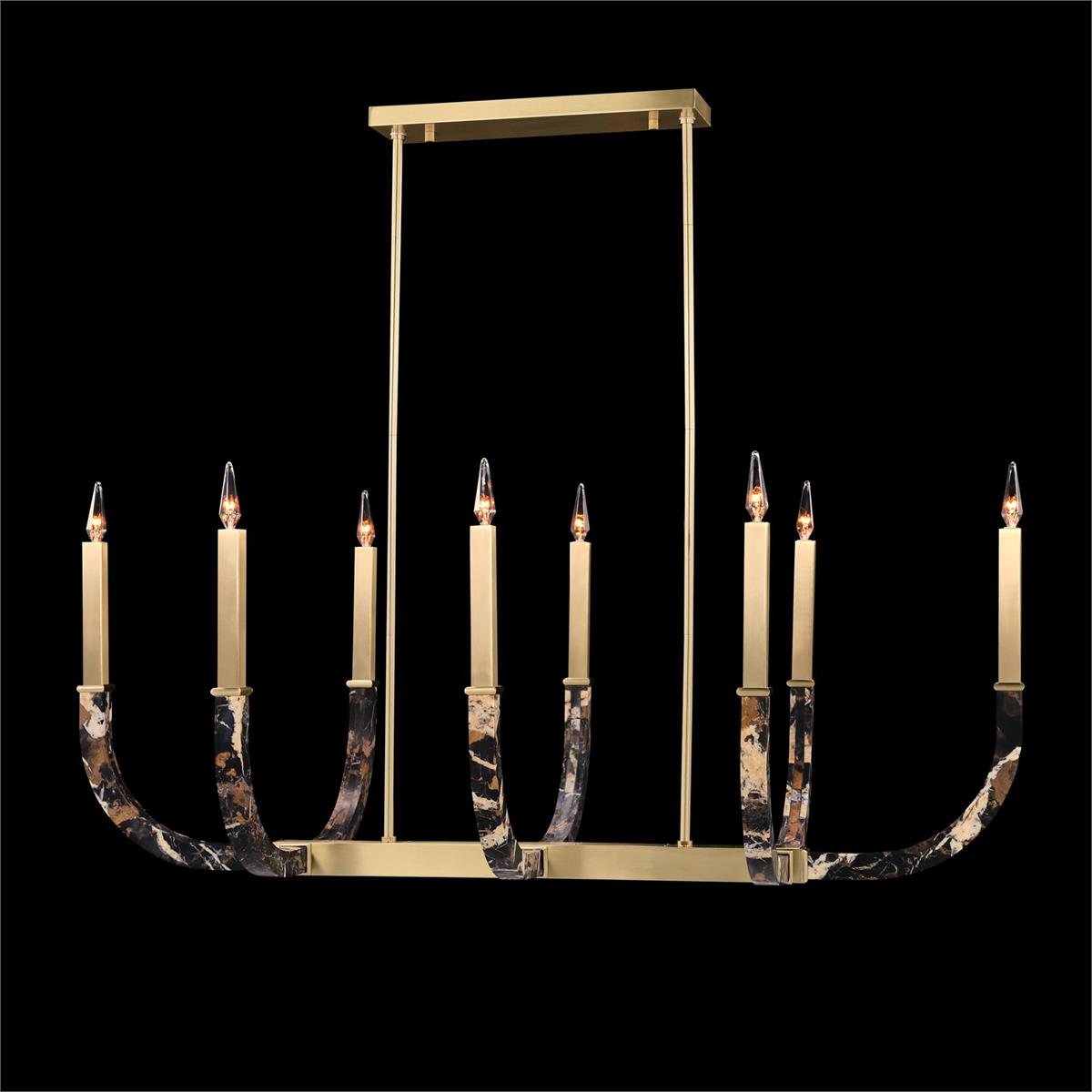 John Richard Hampton Court Eight-Light Horizontal Chandelier