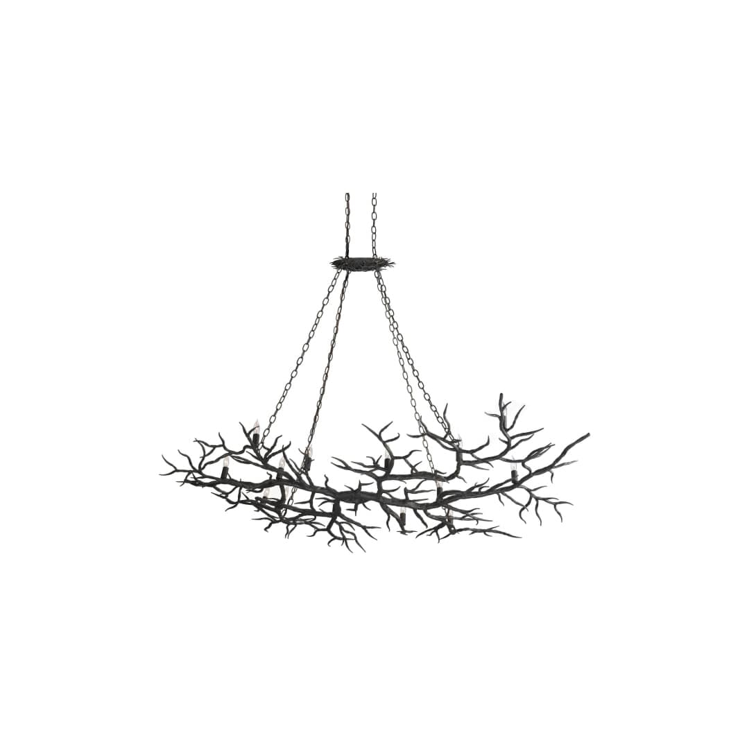Rainforest 14 Light Linear Chandelier