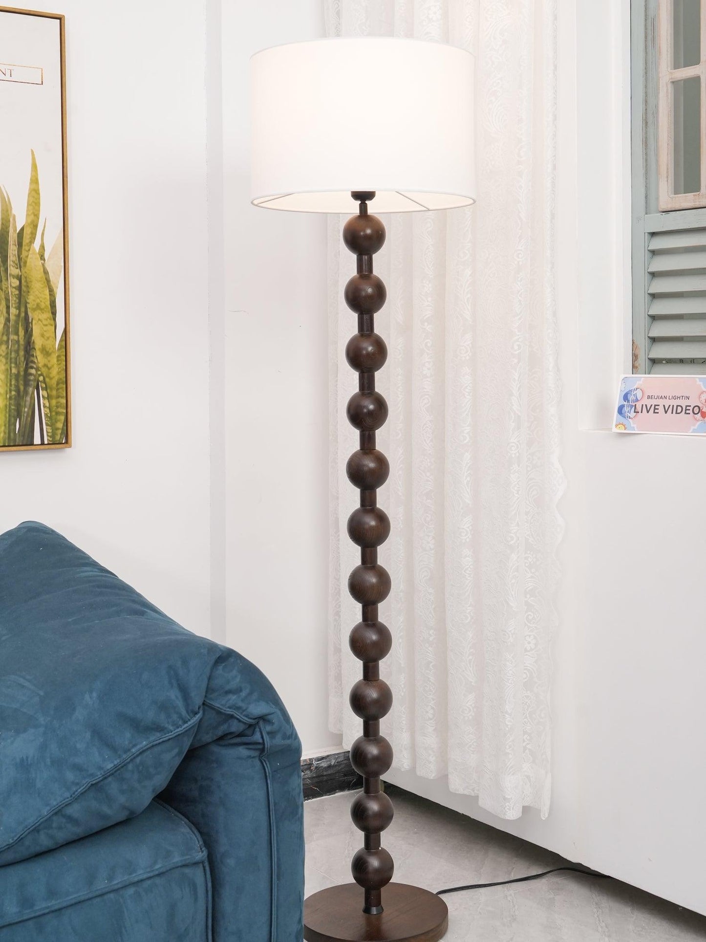 Barbell Floor Lamp 15.7 Inch