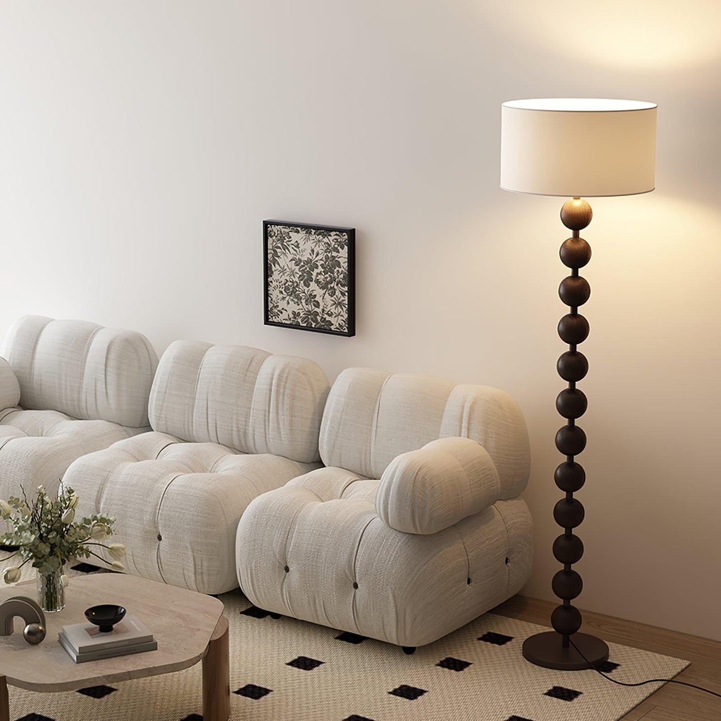 Barbell Floor Lamp 15.7 Inch