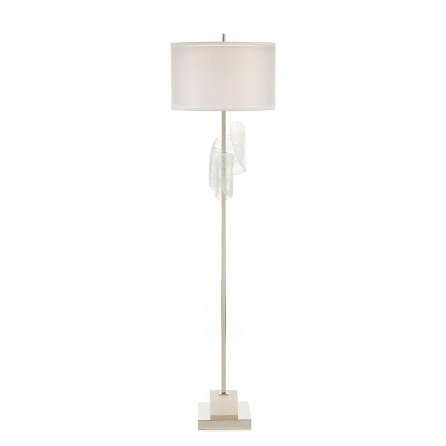 John Richard Furls of White Floor Lamp