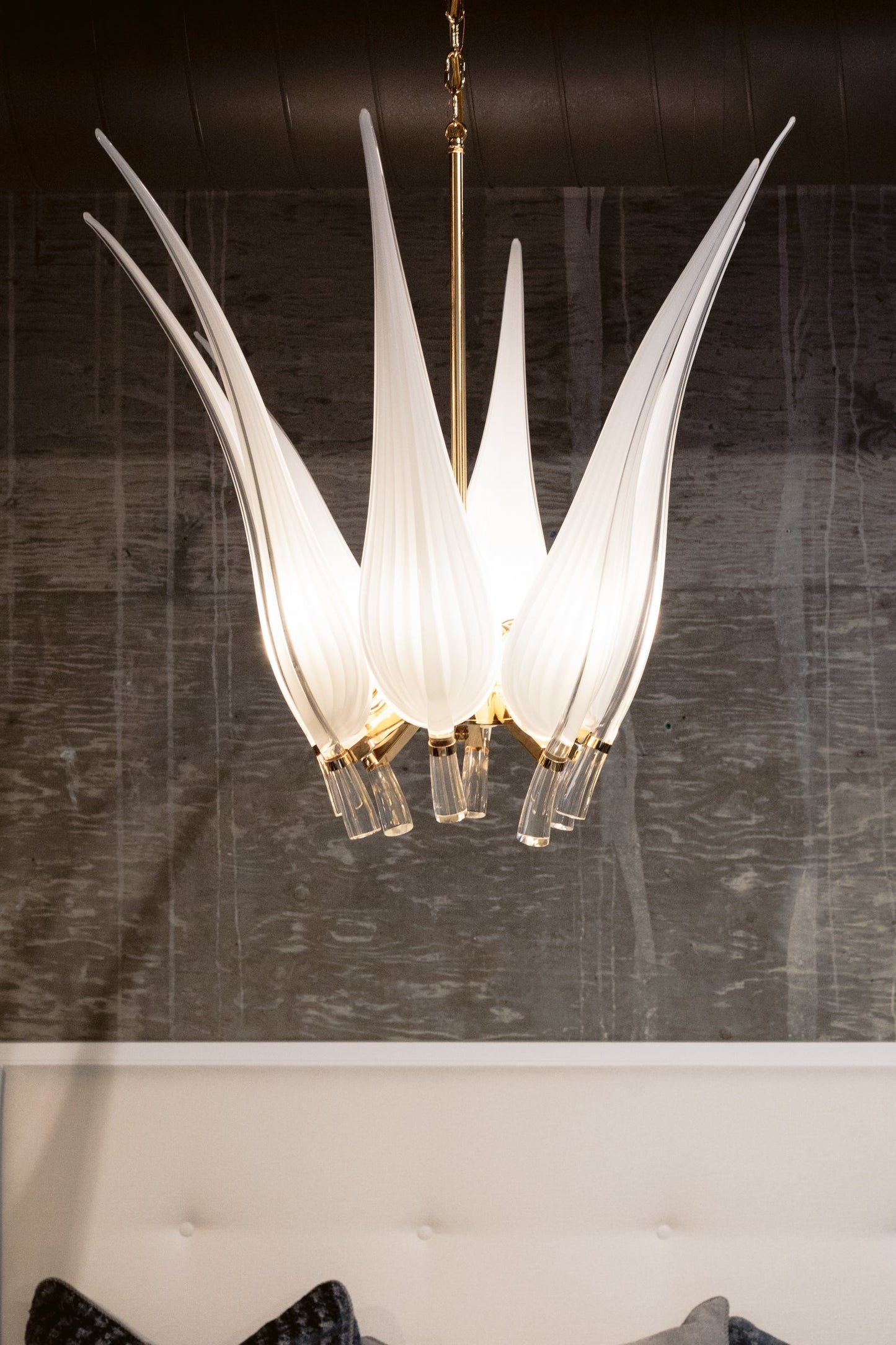 Myran Allan Murano Glass Chandelier Floor Sample