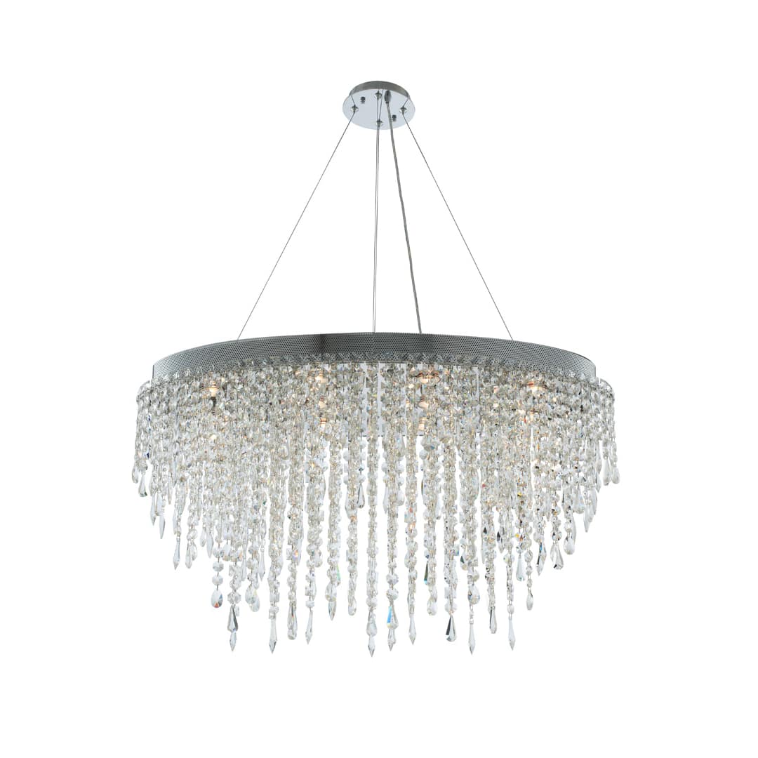 Tenuta 10 Light 16" Wide Crystal Pendant