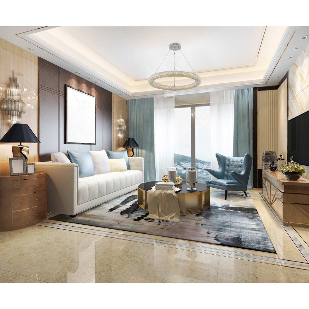 Lina 26" Wide LED Ring Chandelier with Firenze Crystal