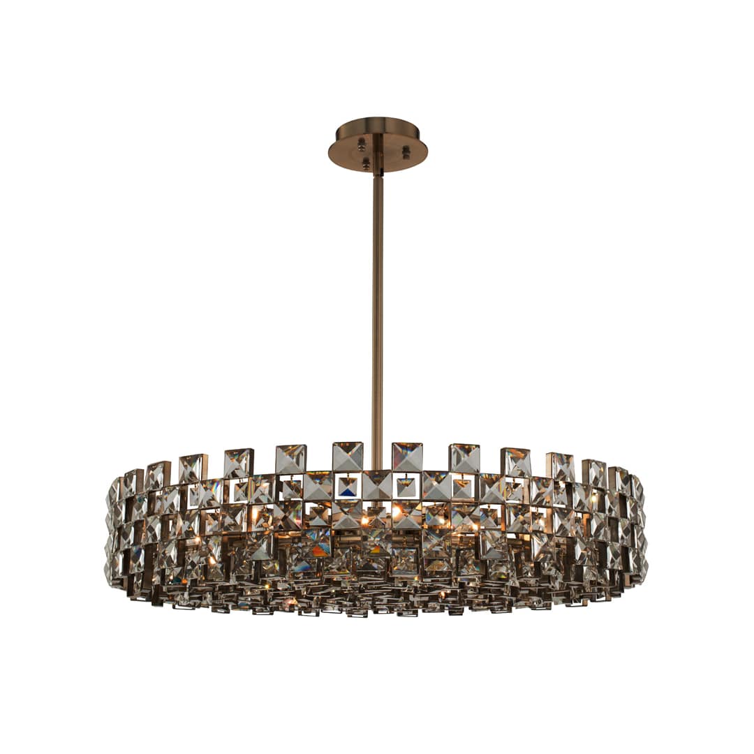 Piazze 12 Light 36" Wide Crystal Pendant