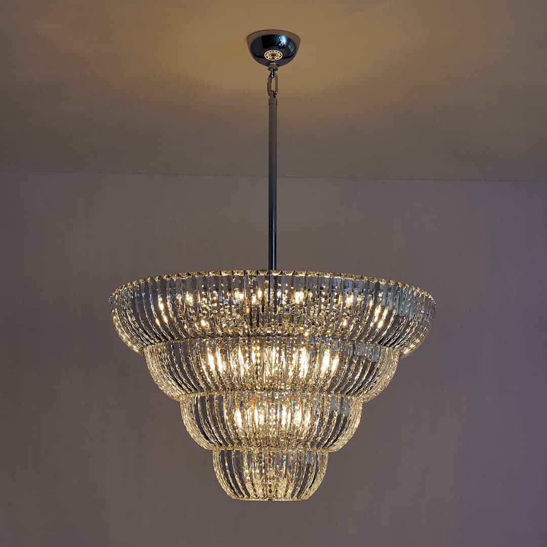 Fontana 30 Light 38" Wide Crystal Pendant