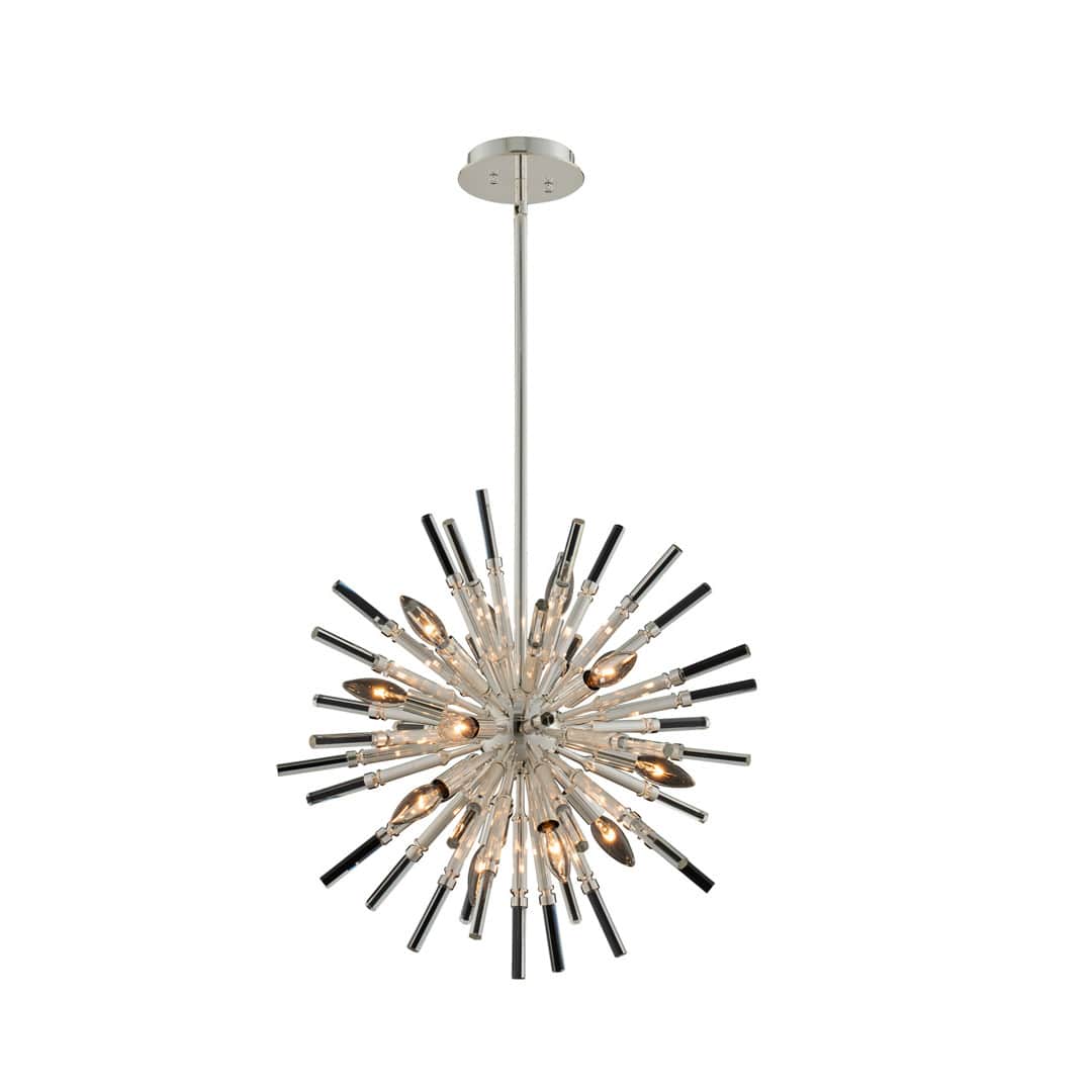 Sprazzo 14 Light 22" Wide Crystal Sputnik Chandelier