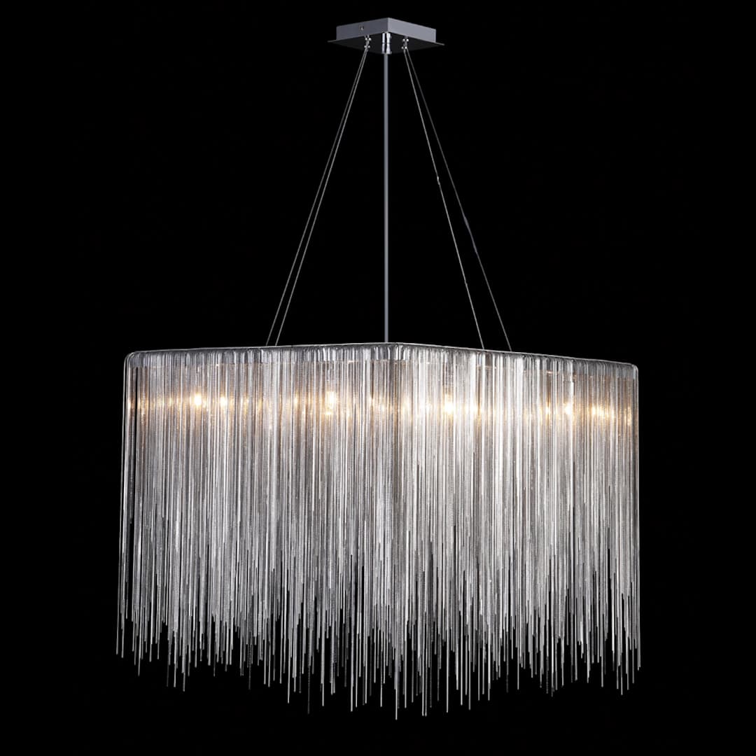 Fountain Ave. 24" Wide LED Square Chandelier