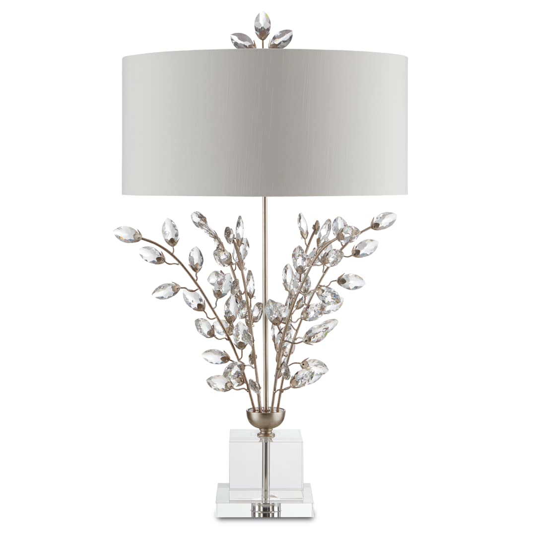 Forget-Me-Not 2 Light 34" Tall Table Lamp with Fabric Shade