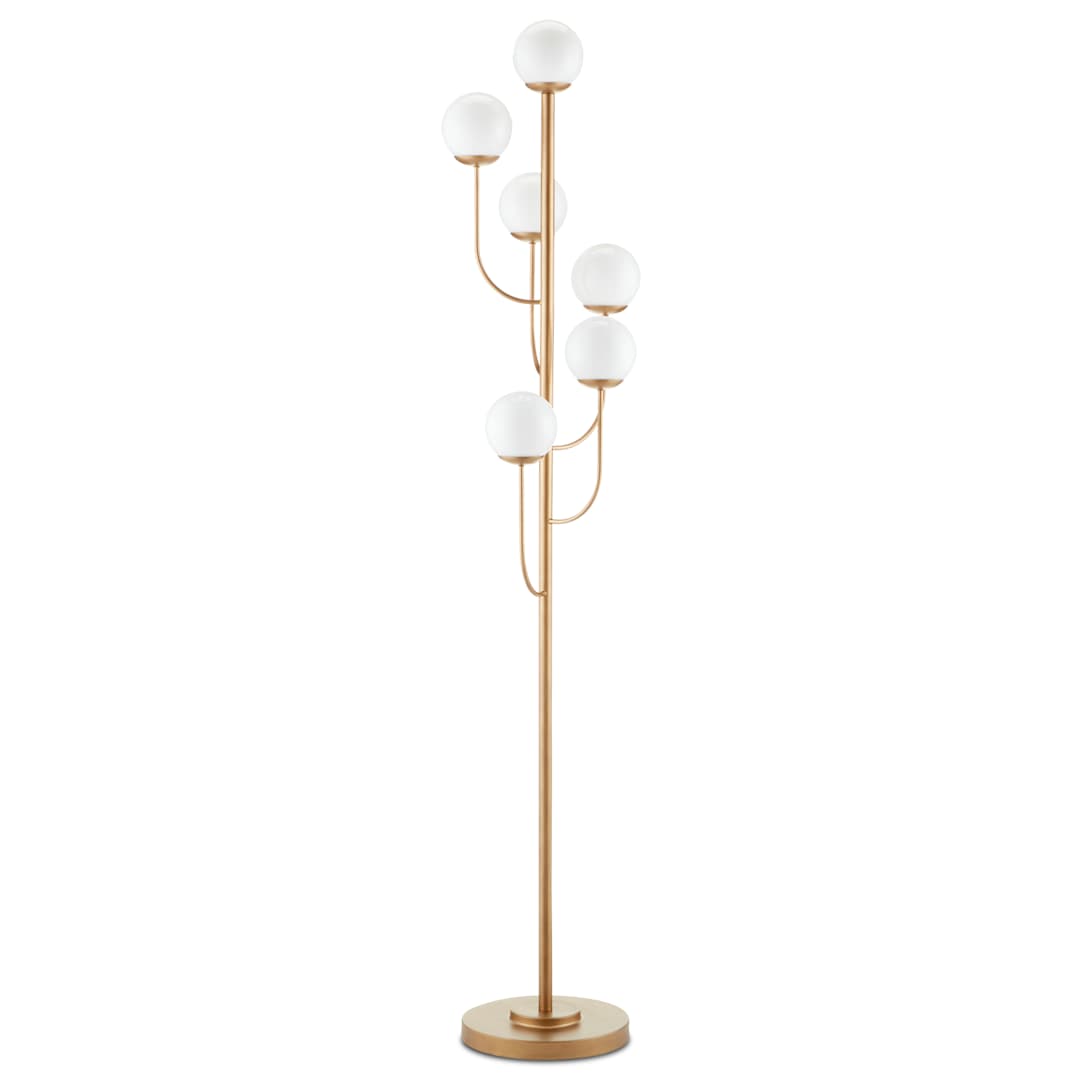 Farnsworth 6 Light 72" Tall Floor Lamp with Glass Shades