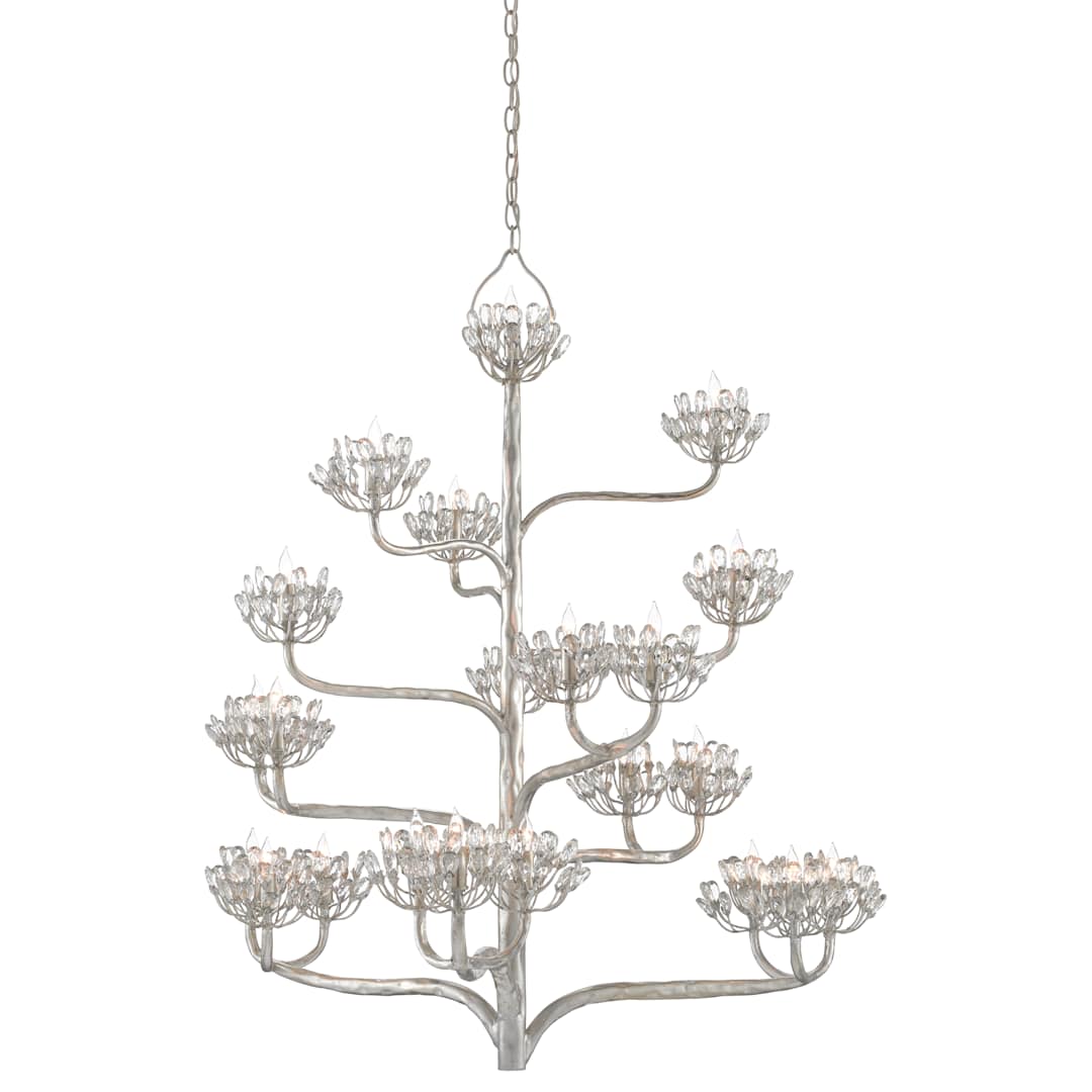 Agave 22 Light 42" Wide Wrought Iron Chandelier