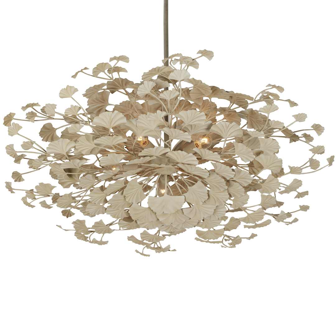 Maidenhair 5 Light 40" Wide Semi-flush Ceiling Fixture