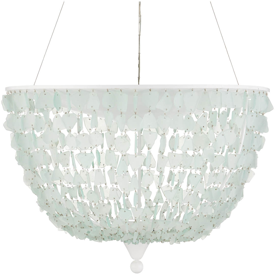 Thalassa 30" Wide LED Wrought Iron Pendant