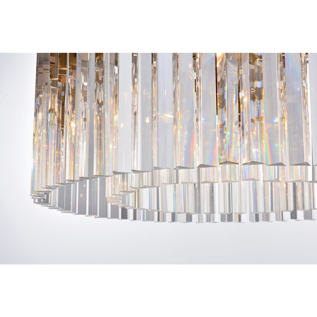 Sydney 8 Light 32" Wide Crystal Drum Chandelier