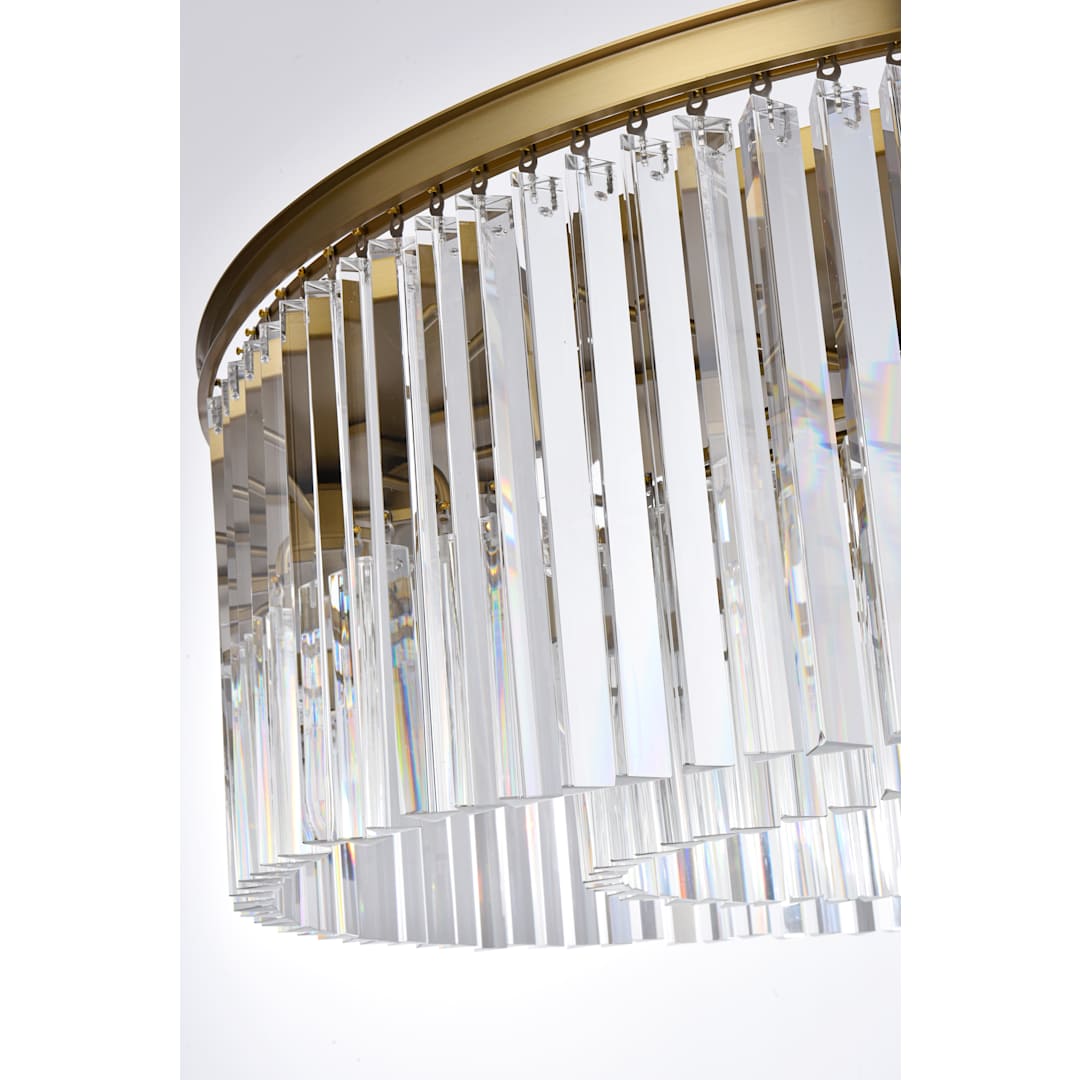 Sydney 10 Light 44" Wide Crystal Drum Chandelier