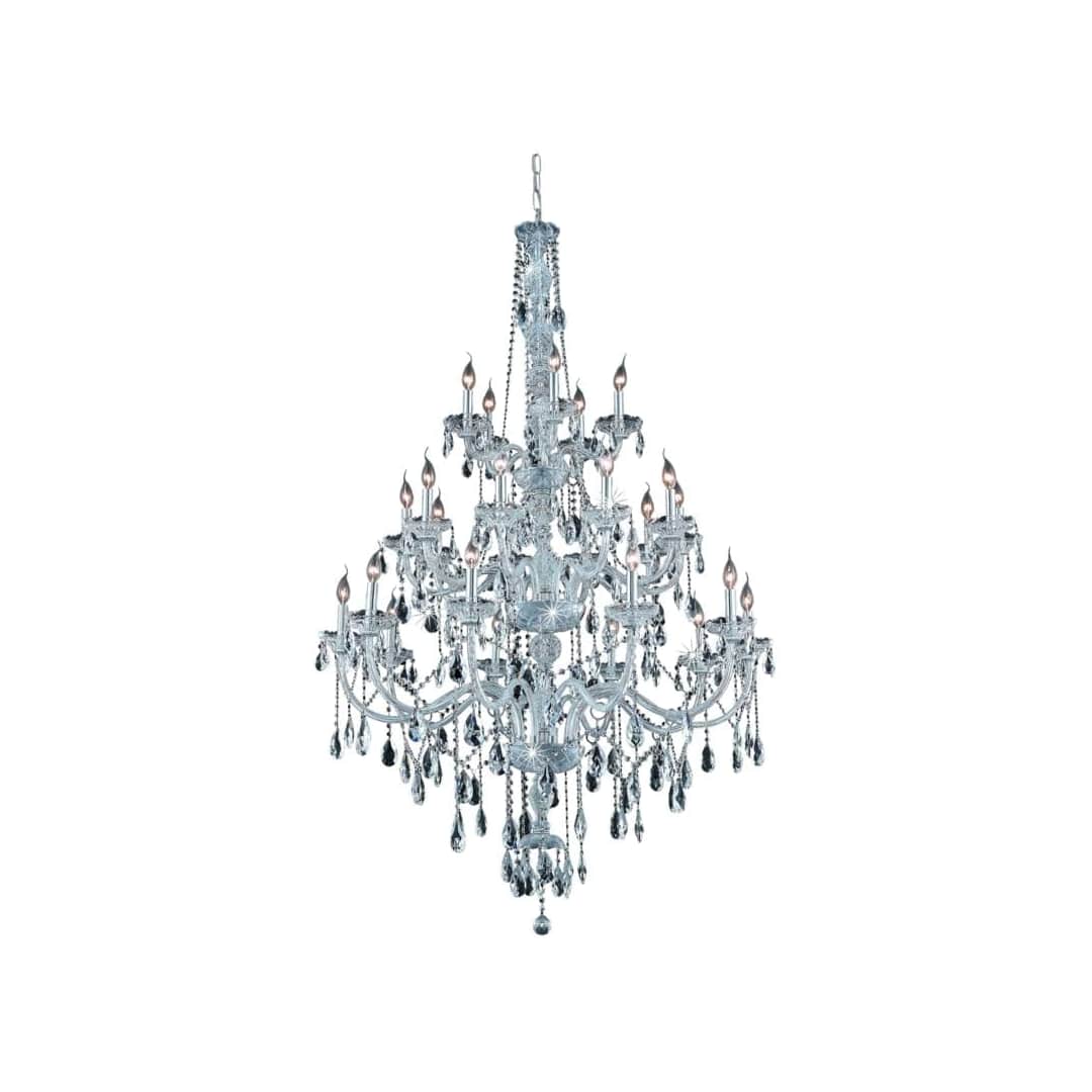 Verona 25 Light 43" Wide Crystal Chandelier with Clear Royal Cut Crystals