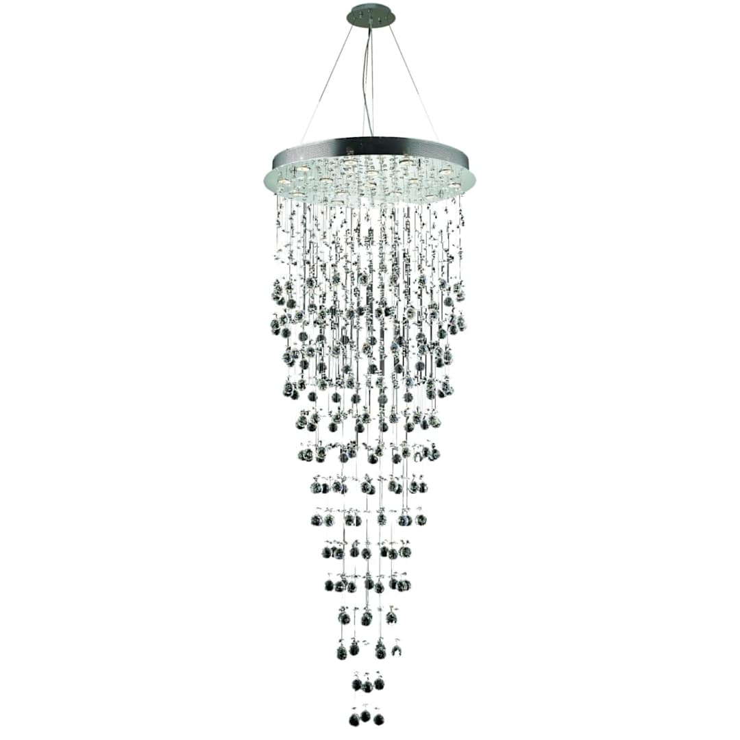 Galaxy 16 Light 30" Wide Crystal Chandelier with Clear Royal Cut Crystals