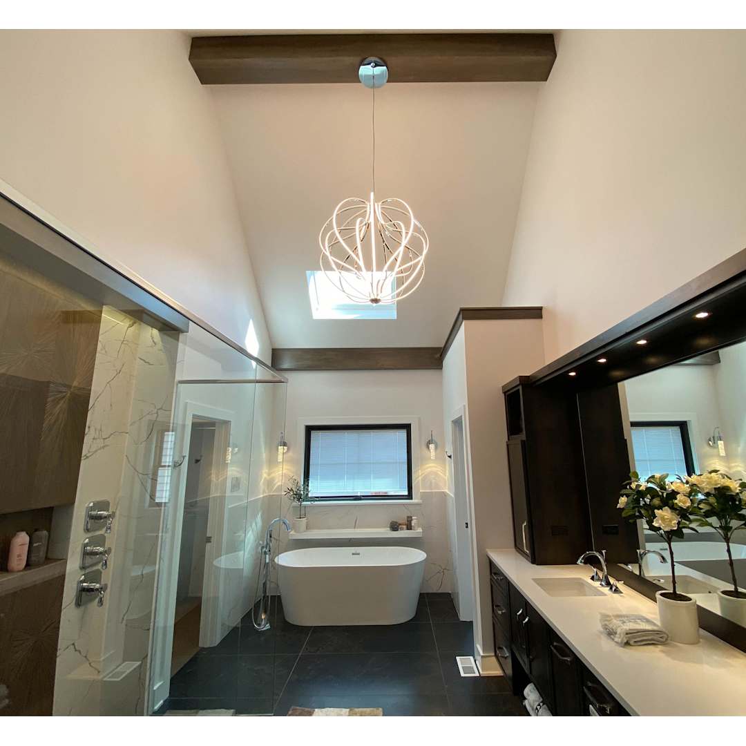 Aura 31" Wide LED Abstract Globe Chandelier