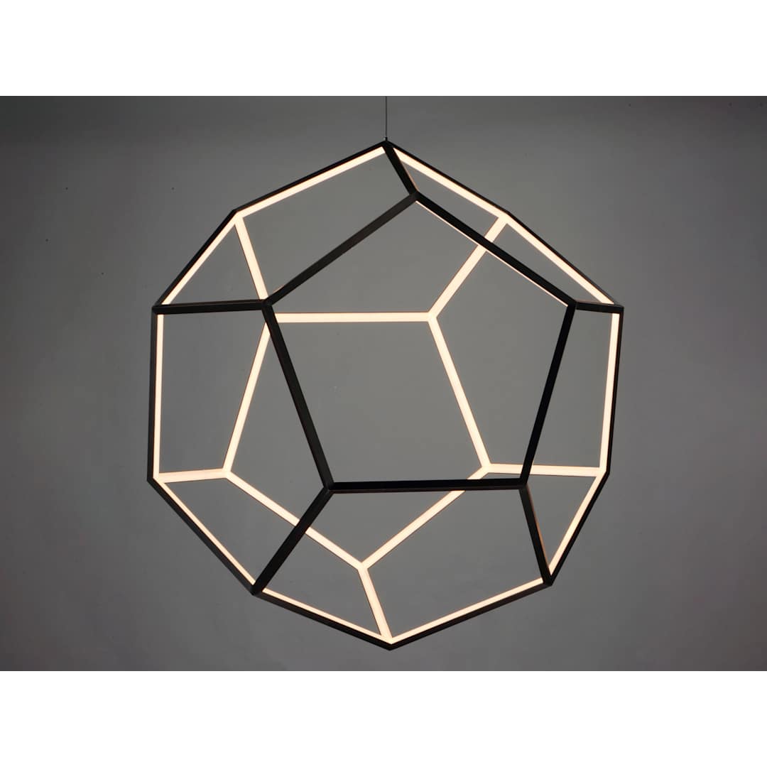 Penta 40" Wide LED Globe Chandelier