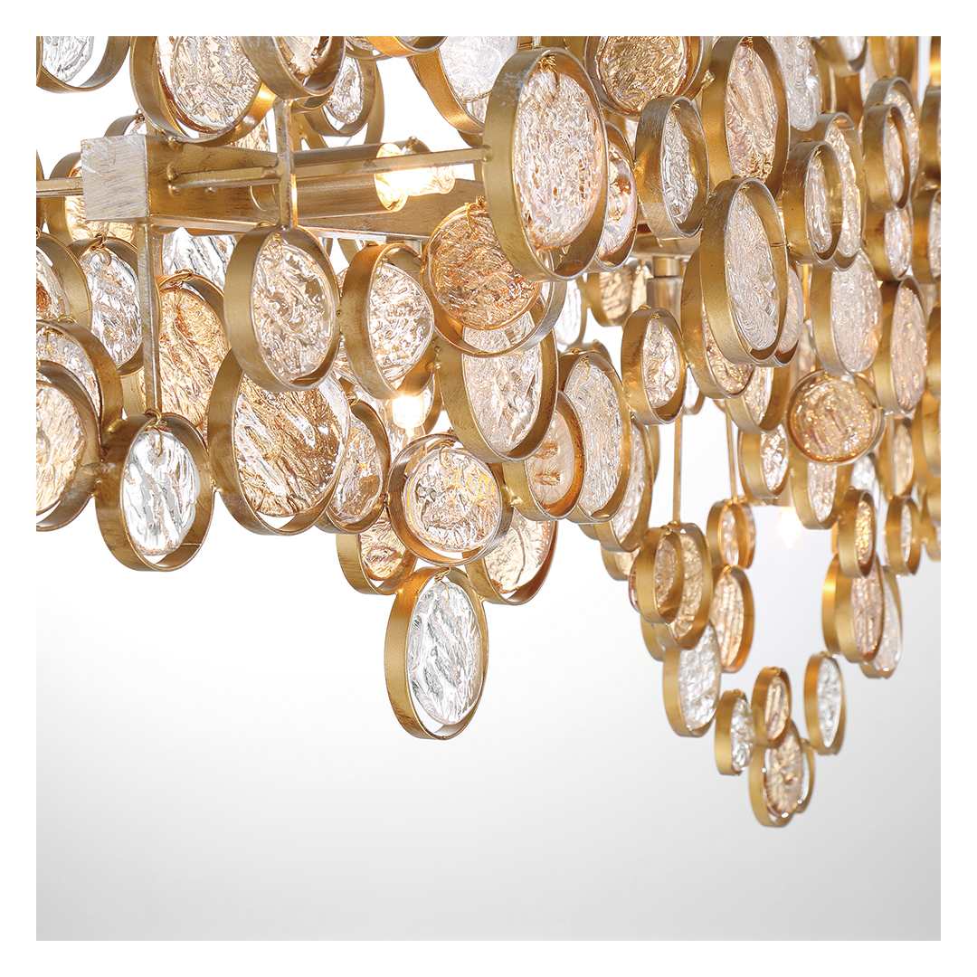 Trento 15 Light 11" Wide Linear Chandelier