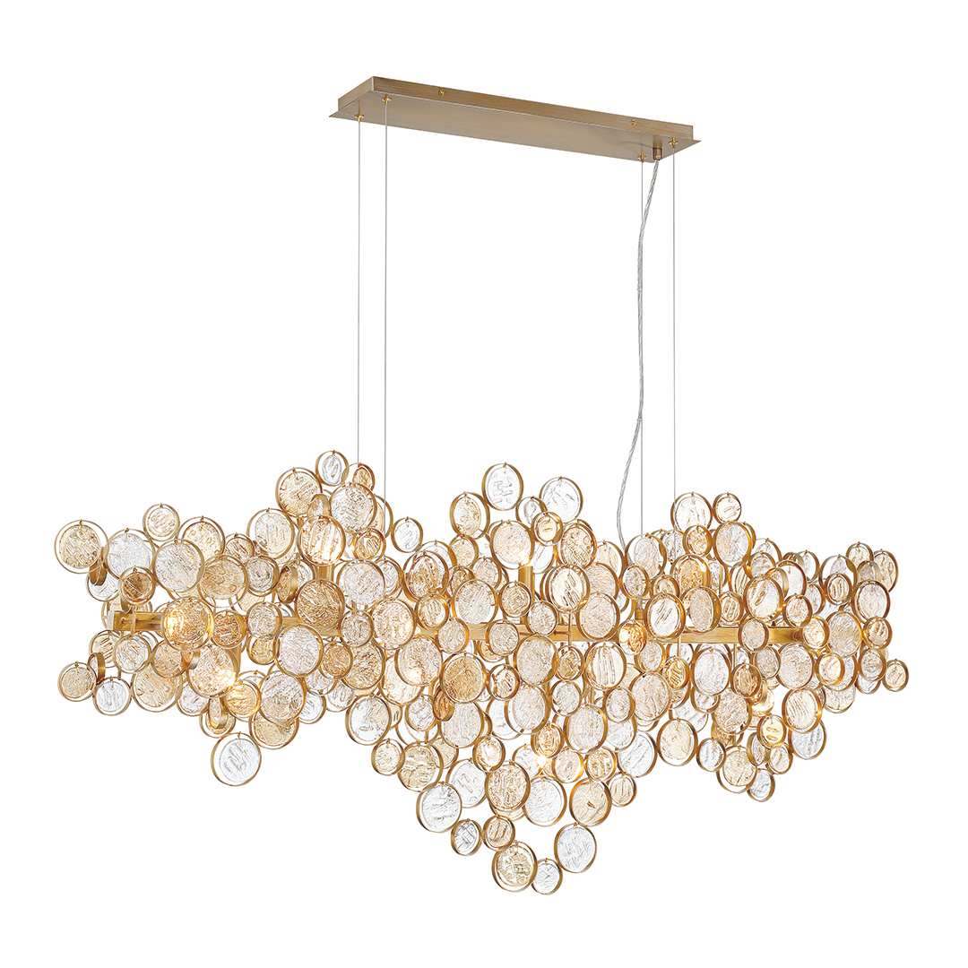 Trento 15 Light 11" Wide Linear Chandelier