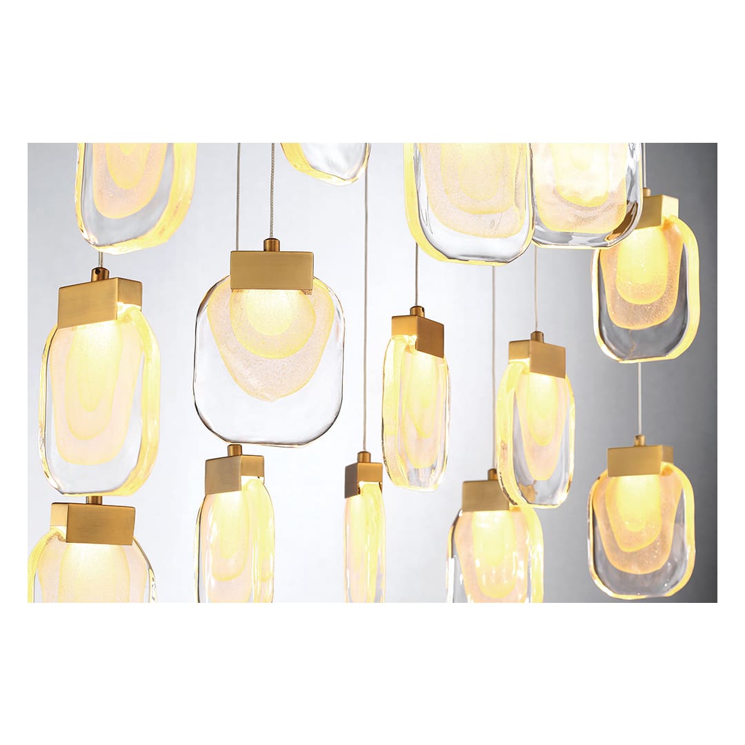 Paget 31 Light 39" Wide LED Multi Light Pendant