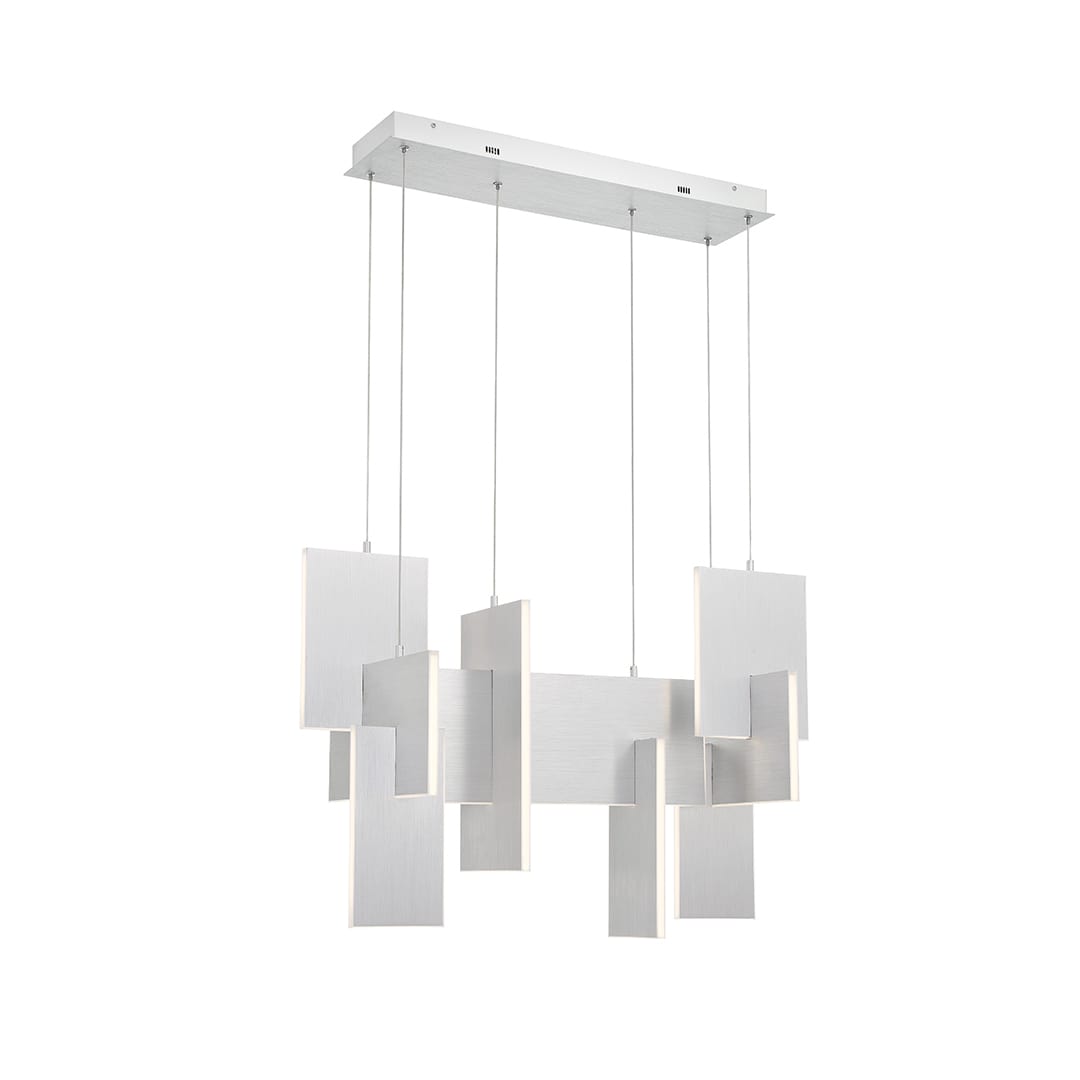 Coburg 14" Wide LED Linear Chandelier