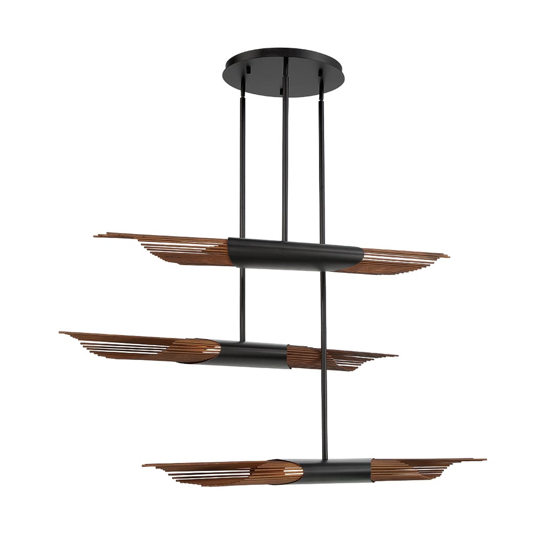 Umura 3 Light 52" Wide LED Abstract Multi Light Pendant