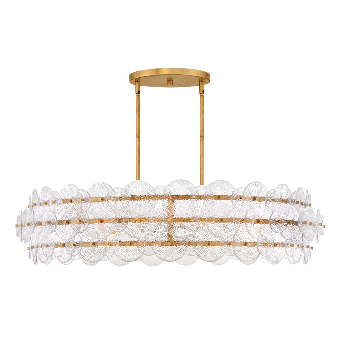 Rene 8 Light 45" Wide Ring Chandelier