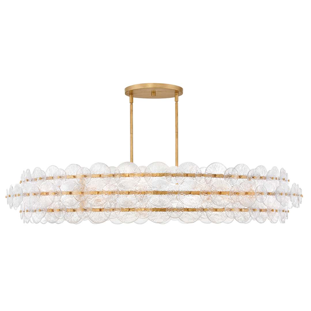 Rene 10 Light 60" Wide Ring Chandelier