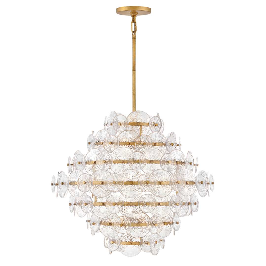 Rene 16 Light 30" Wide Ring Chandelier