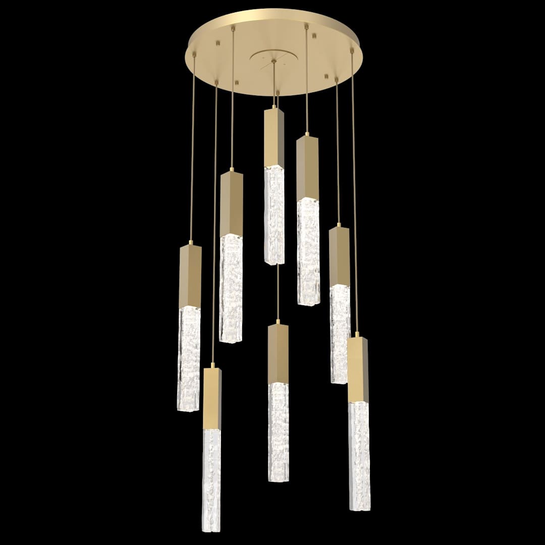 Axis 8 Light 24" Wide LED Multi Light Pendant