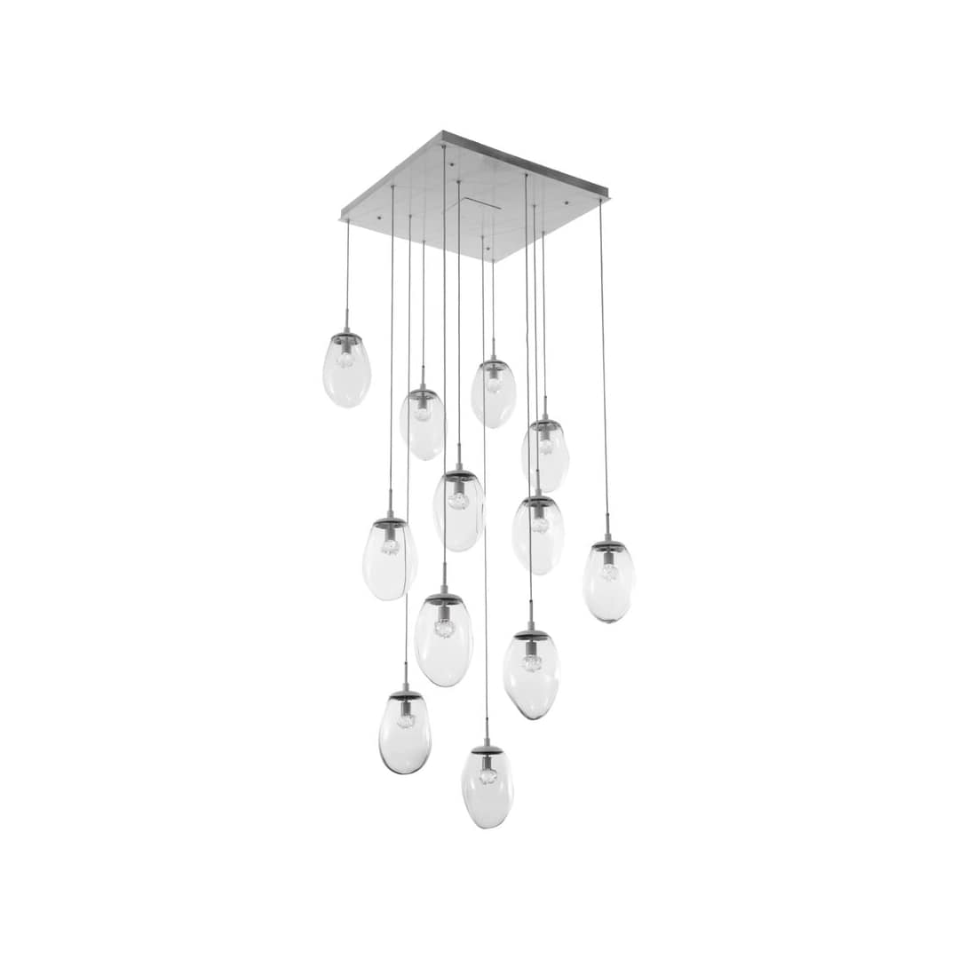 Meteo 36" Wide 12 Light LED Crystal Multi Light Pendant