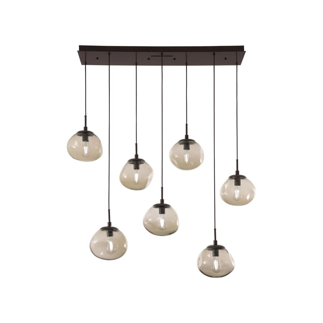 Nova 7 Light 50" Wide Linear Pendant