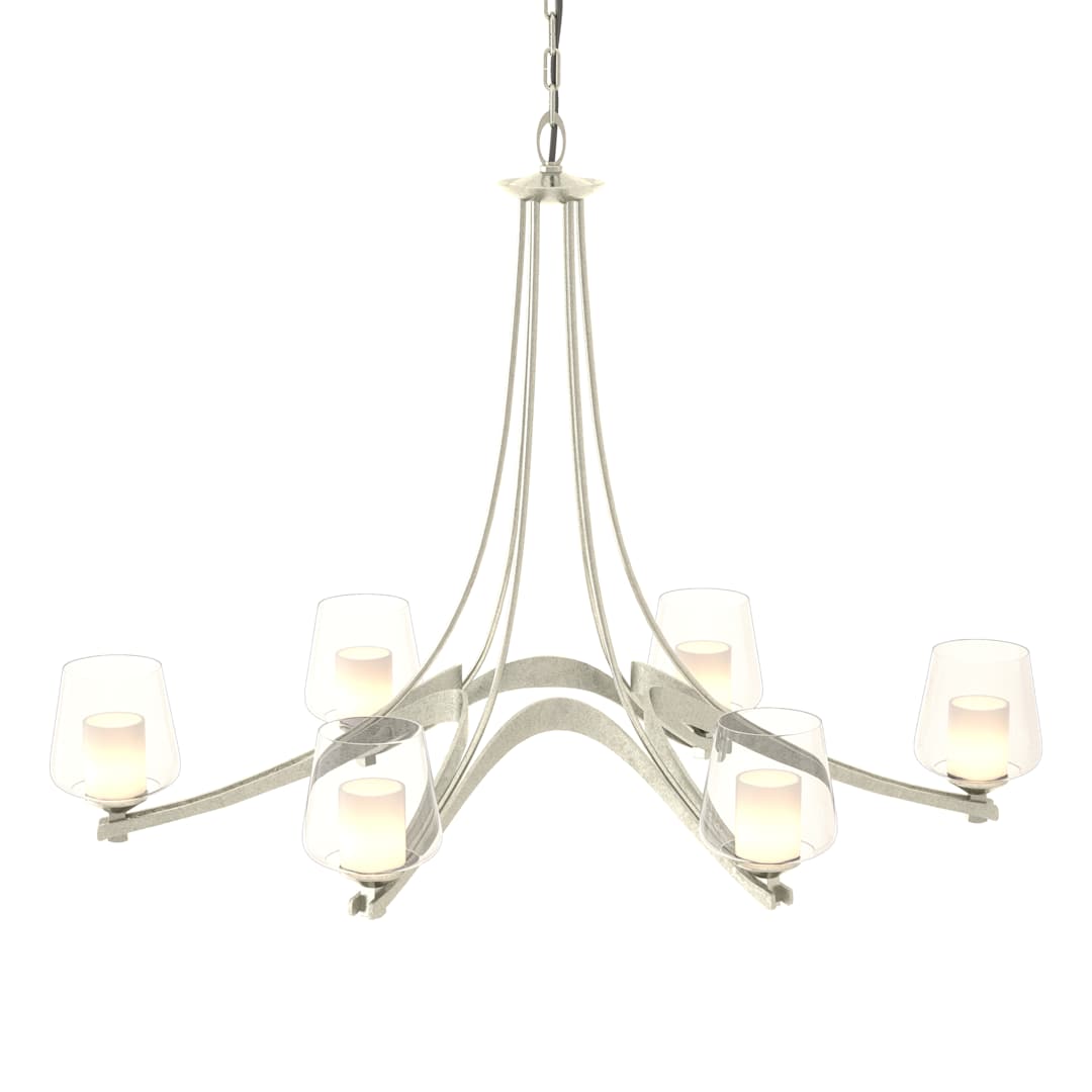 Ribbon 6 Light 39" Wide Chandelier