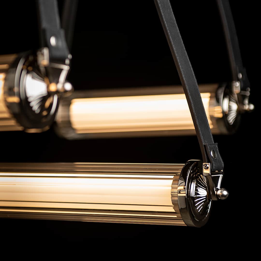 York 52" Wide LED Linear Chandelier