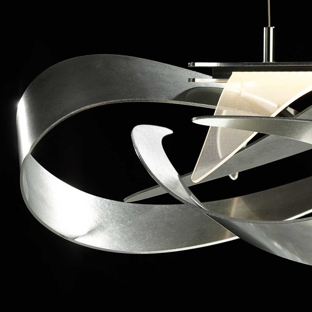 Flux 27" Wide LED Abstract Chandelier