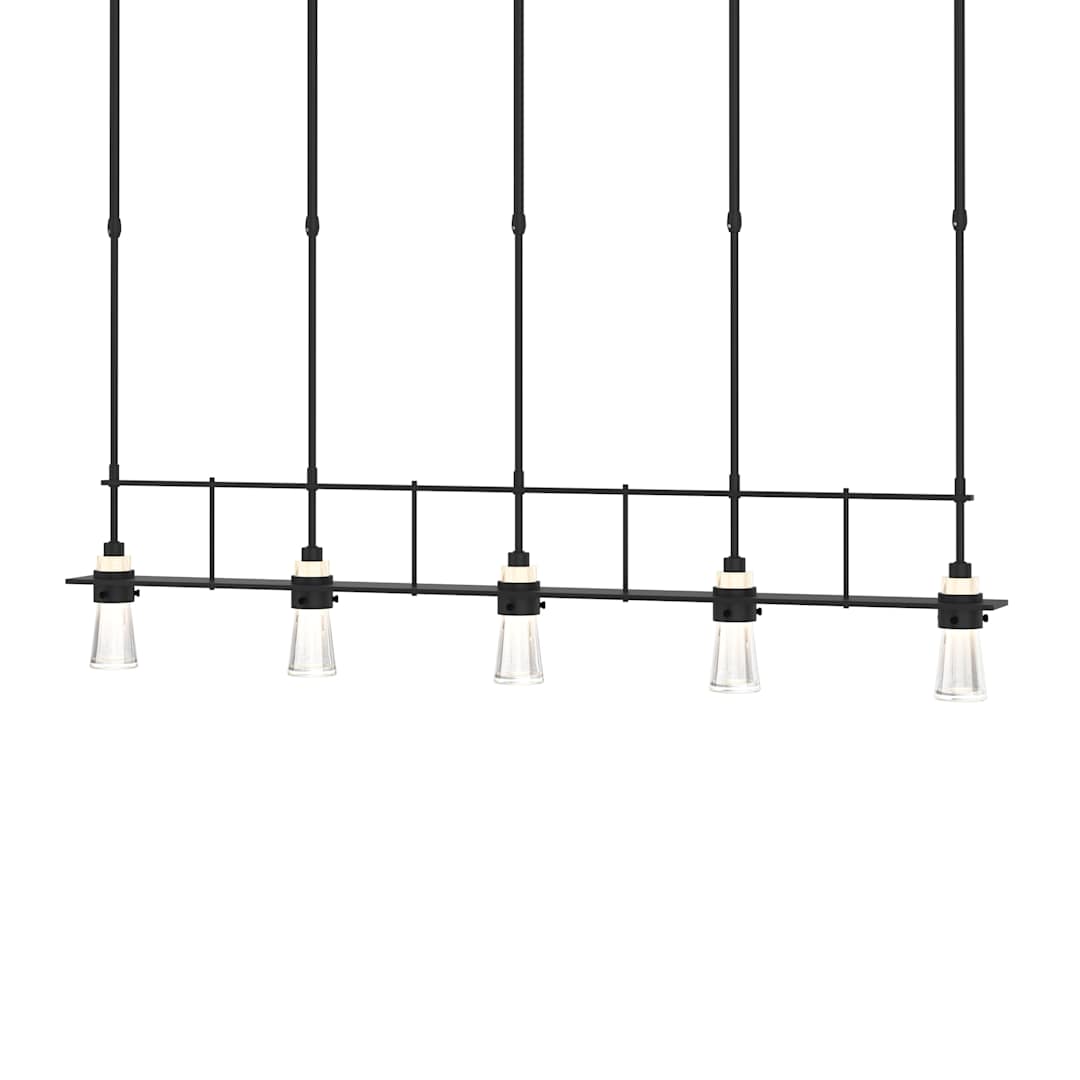 Erlenmeyer 5 Light 48" Wide Linear Short Length Chandelier