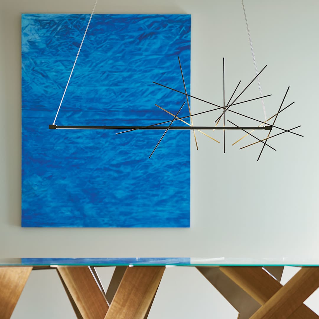 Cascade 51" Wide LED Linear Chandelier