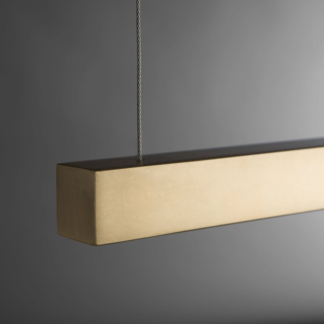 Ingot 1" Wide Suspension Linear Pendant