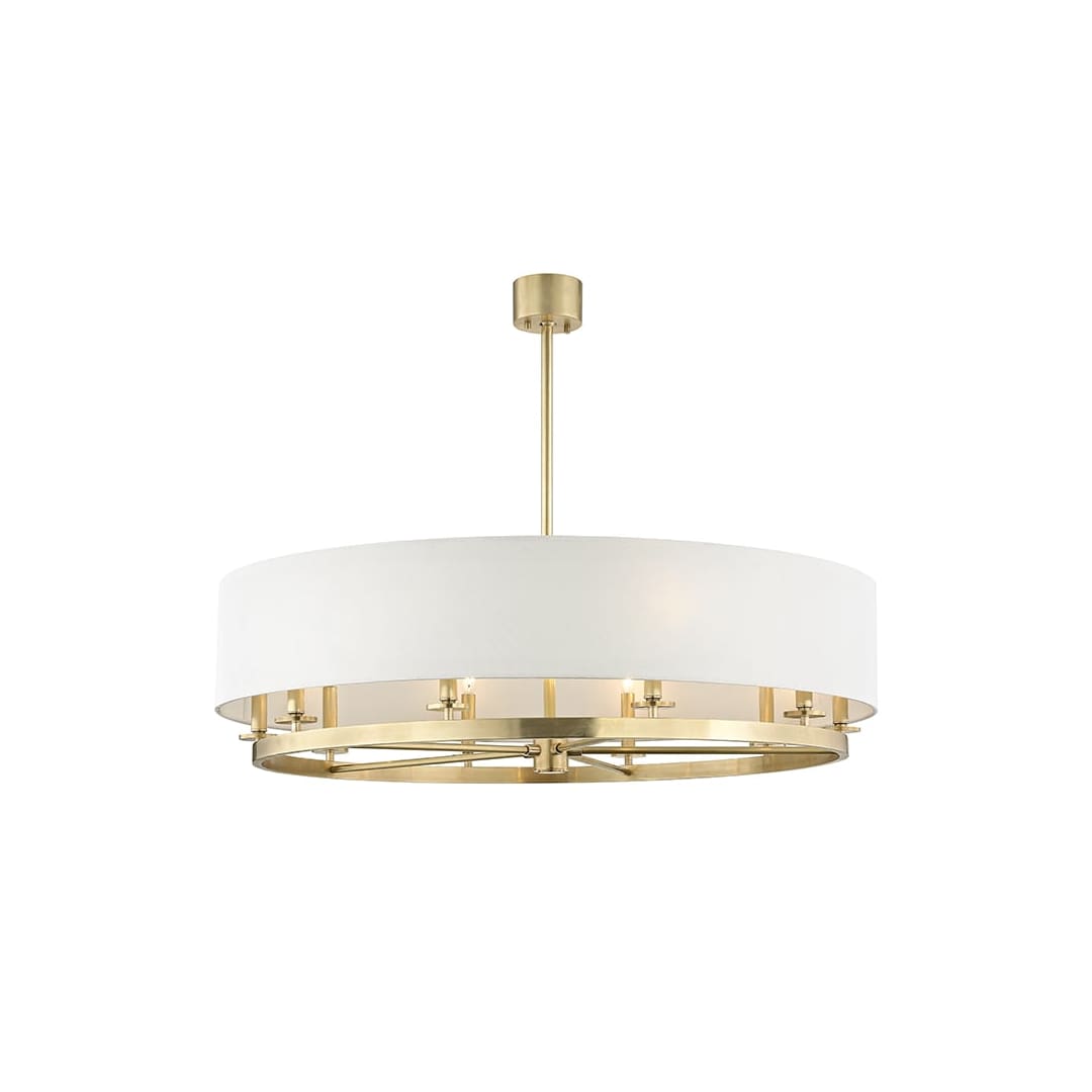 Butte 10 Light 42" Wide Taper Candle Drum Chandelier
