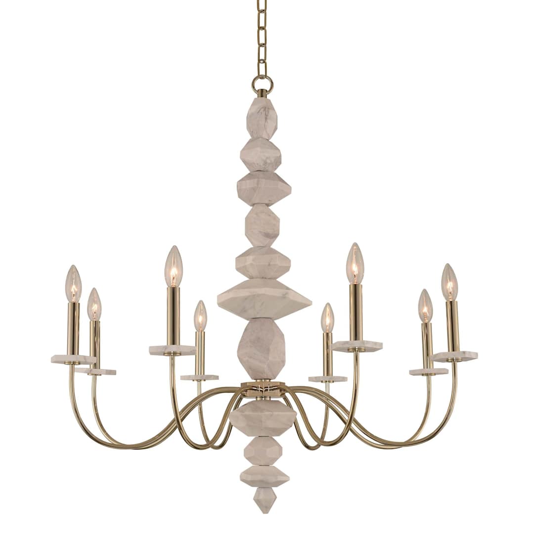 Carrara 8 Light 34" Wide Chandelier